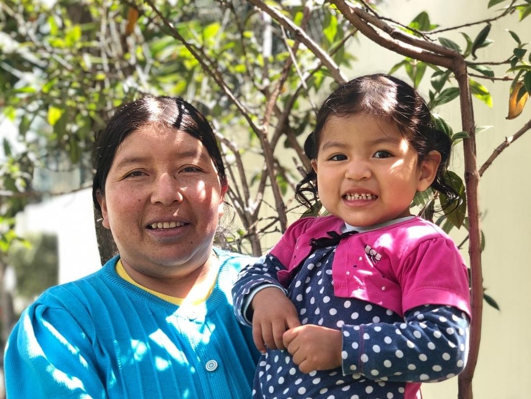 Mary and Lucy1 María Yanchaliquin Chisag